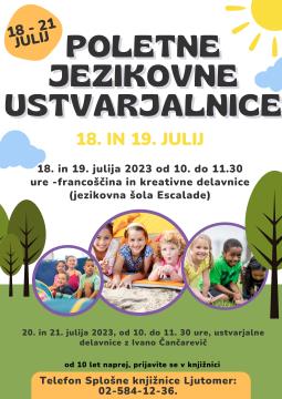 poletne jezikovne ustvarjalnice